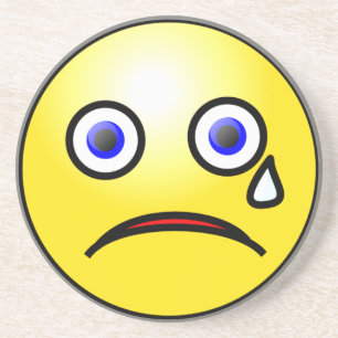 En Grès Dessous de verre Triste