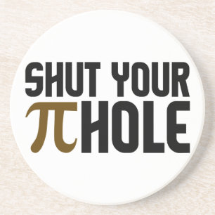 En Grès dessous de verre "TROU PIE"