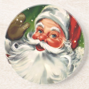 En Grès Dessous de verre vintages de Noël
