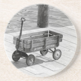 En Grès Dessous de verre Wagon vintage