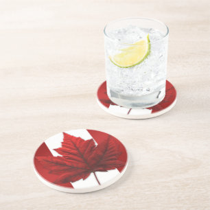 En Grès Drapeau Canada Dessous de verre souvenir Canada Ca