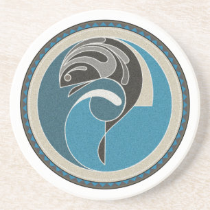 En Grès Esprit De Dessous de verre De Pierre De Sable De P