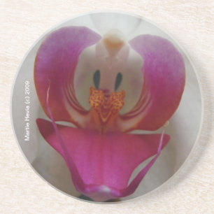 En Grès Face d'orchidée - Dessous de verre
