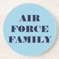 Famille de la Force aérienne dessous de verre
