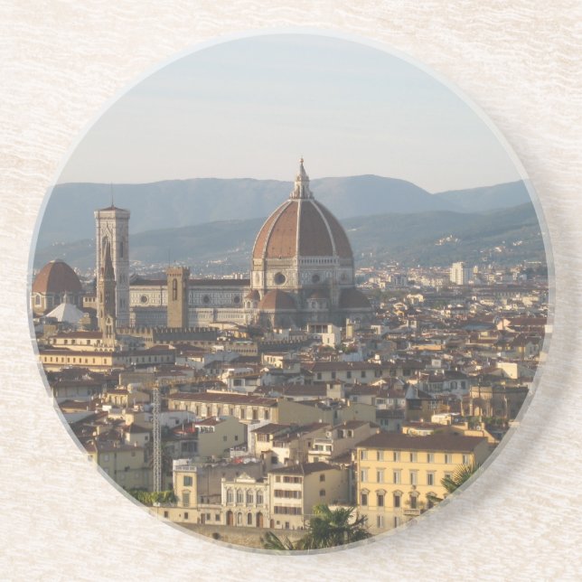 En Grès Florence, Italie, dessous de verre (Devant)
