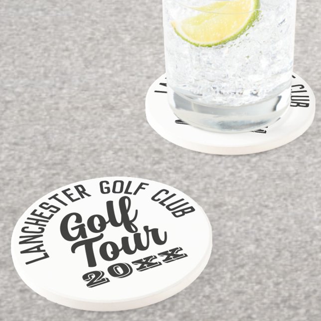 En Grès Golf Golf Tour Dessous de verre (Créateur téléchargé)