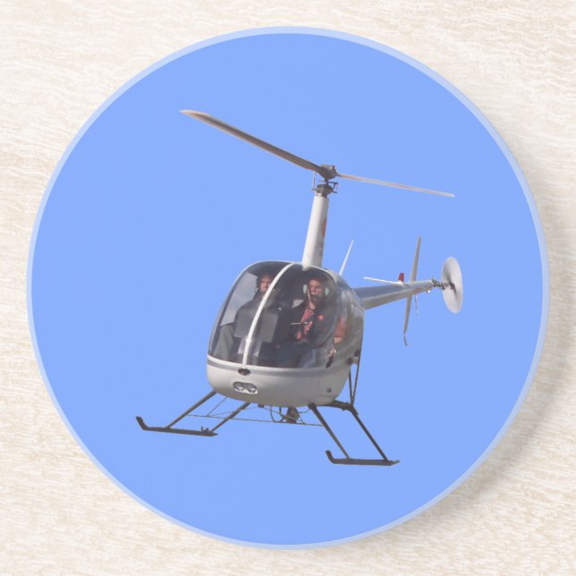 En Grès Hélicoptère Dessous de verre Cool Helicopter Keeps (Devant)
