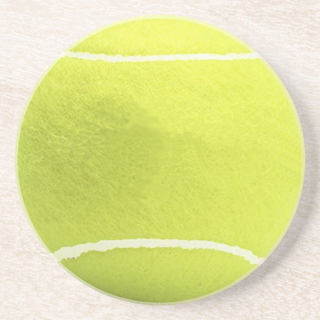 En Grès La balle de tennis boit des dessous de verre (Devant)