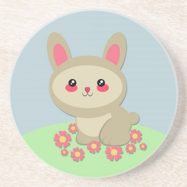 En Grès LAPIN - dessous de verre (Devant)