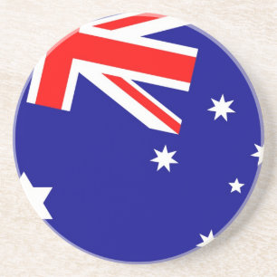 En Grès Le drapeau australien boit des dessous de verre
