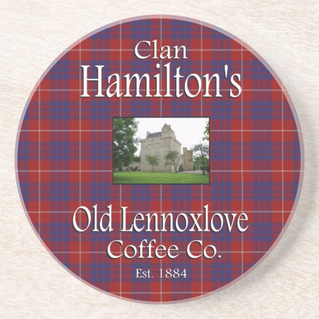 En Grès Le vieux Dessous de verre Lennoxlove Coffee Co. de (Devant)