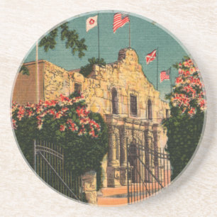En Grès Les Dessous de verre Vintages de l'Alamo au Texas
