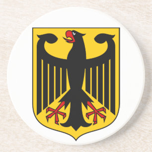 En Grès Manteau de l'Allemagne des dessous de verre de