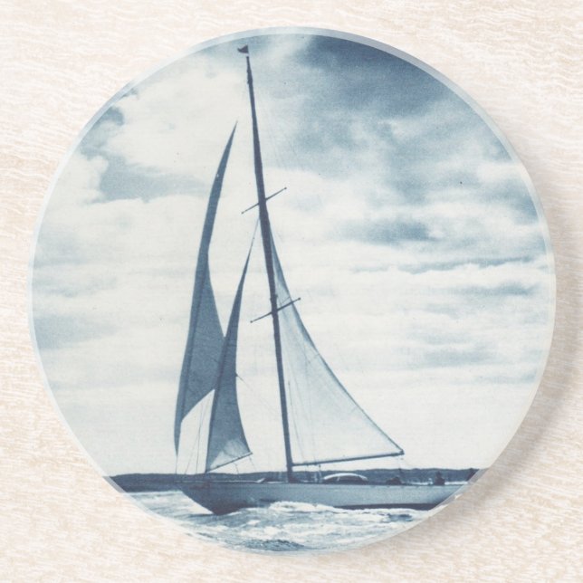 En Grès Navigation de 1 dessous de verre (Devant)