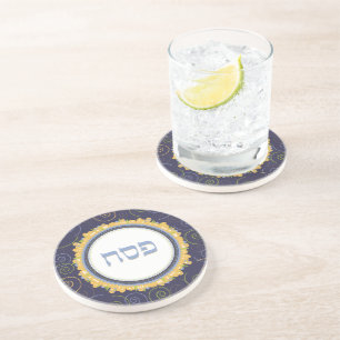 En Grès Passover Pesach Seder Jeruslaem Dessous de verre