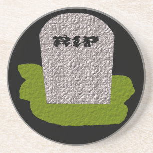 En Grès RIP Dessous de verre Tombstone