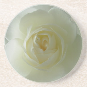 En Grès Rose blanche Dessous de verre Sunny Roses cadeaux 