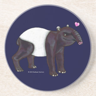 En Grès Tapir Veut Un Dessous de verre Immense