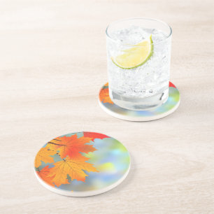 En Grès Thème d'automne Beau Dessous de verre