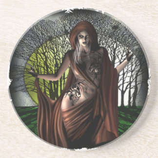 En Grès Vamp de clair de lune - dessous de verre de