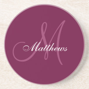 En Grès Vin de dessous de verre d'anniversaire de mariage