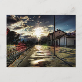 En la estación postkarte