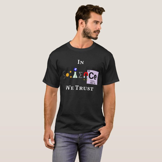 En la Science nous faisons confiance au T-shirt (Devant entier)
