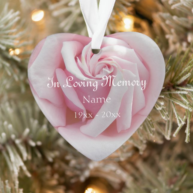 En Mémoire Amoureuse Rose Coeur En Forme (Arbre)