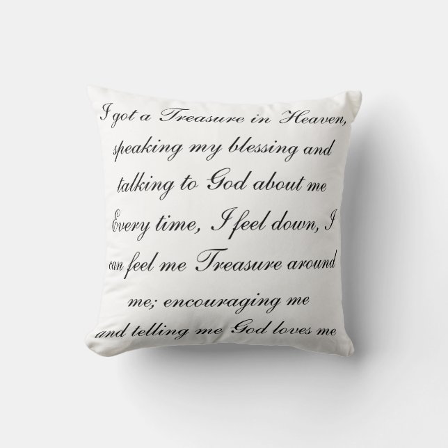 En mémoire Coussin (Recto)
