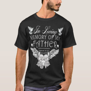 En mémoire d'amour Père Memorial T-shirt
