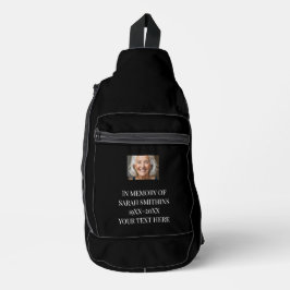 En mémoire noir personnalisé photo sac à dos