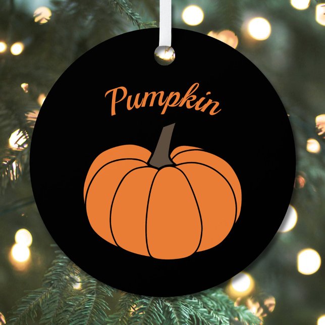 En Métal Citrouille Thanksgiving Metal Ornement (Pumpkin Thanksgiving Metal Ornament)
