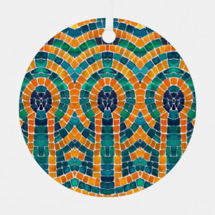 En Métal Icônes d'or MOSAIC Cercle métallique Ornement