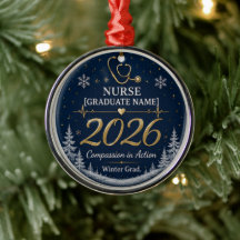 Ornement de infirmière personnalisé 2026 | Stethos