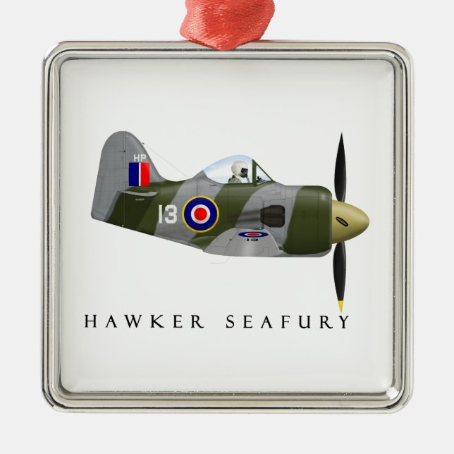 En Métal Ornement de la course 13 de Seafury (Devant)