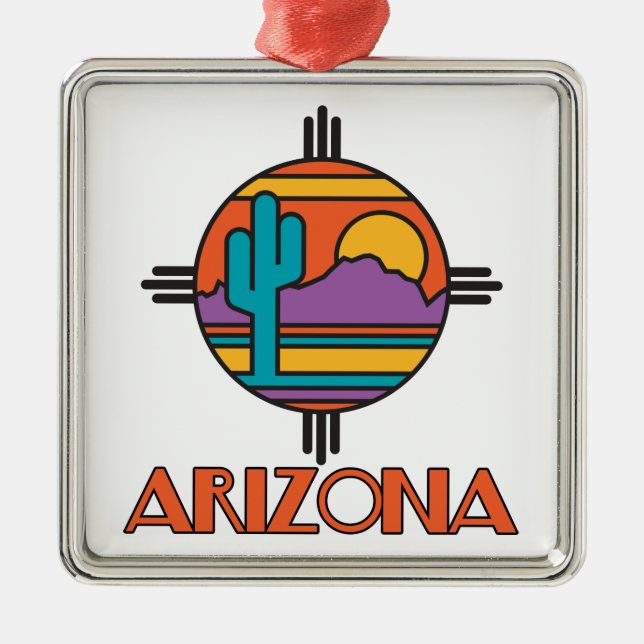 En Métal Ornement de l'Arizona Mandella (Devant)