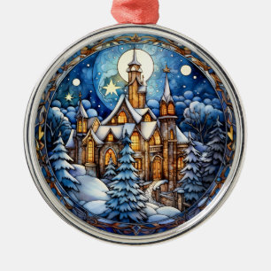 En Métal Ornement de l'église de Noël