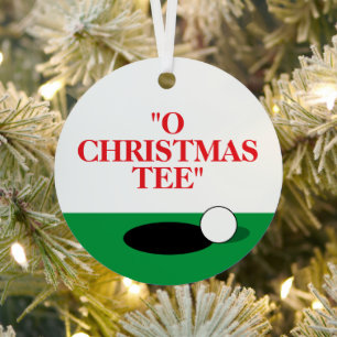 En Métal Ornement de sapin de Noël pour golfeur