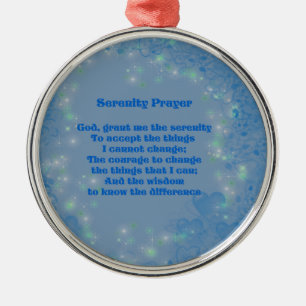 En Métal Ornement inspiré de coeurs bleus de prière de