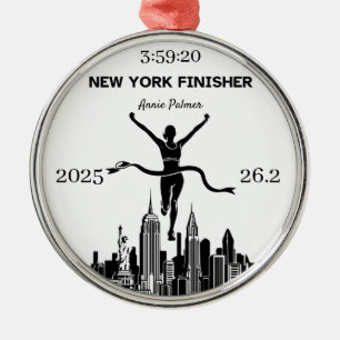 En Métal Ornement personnalisé de finisseur du marathon de 