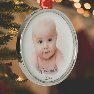 En Métal Ornement photo traditionnel pour bébé