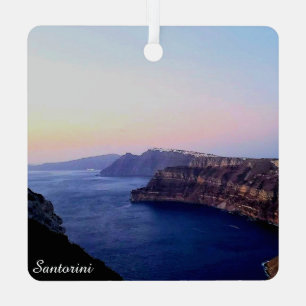 En Métal Ornement Souvenir de Santorin Grèce