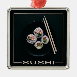 En Métal Ornement sushi