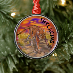 En Métal Ornement Thylacine