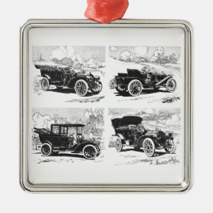 En Métal Vintage voitures ornement