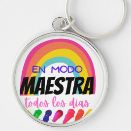 En modo maestra Todos los dias Schlüsselanhänger