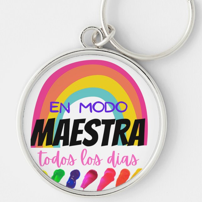 En modo maestra Todos los dias Schlüsselanhänger (Vorne)