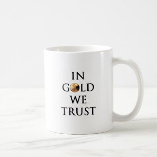 En or nous faisons confiance à la tasse