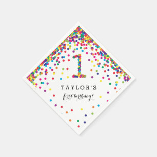 En Papier Ă?res serviettes de fête d'anniversaire de