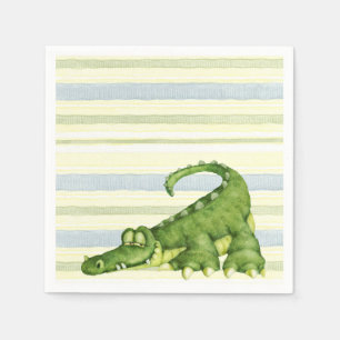 En Papier Alligator - serviettes